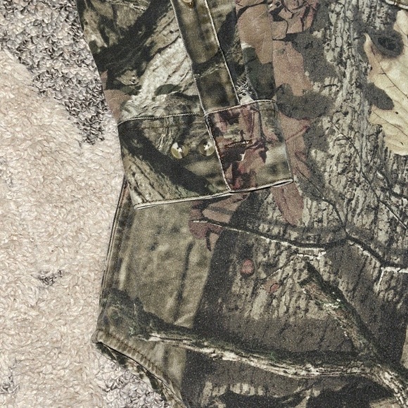 Browning Real Tree Unisex Mens Hunting Camo long Sleeve Button Front Shirt - Picture 2 of 4